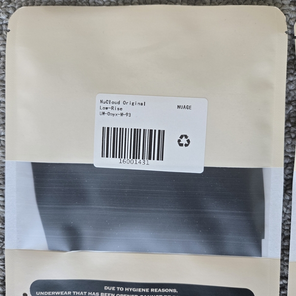 Nuage Nucloud 4 Pack Of Black Briefs - Picture 2 of 4